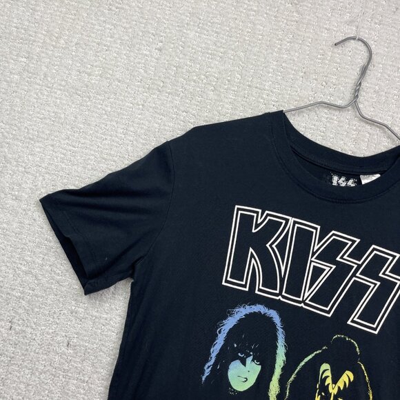 Kiss Rock Band T-Shirt Women’s Sz M Black Graphic Tee Concert Tour Short Sleeve - Picture 2 of 14